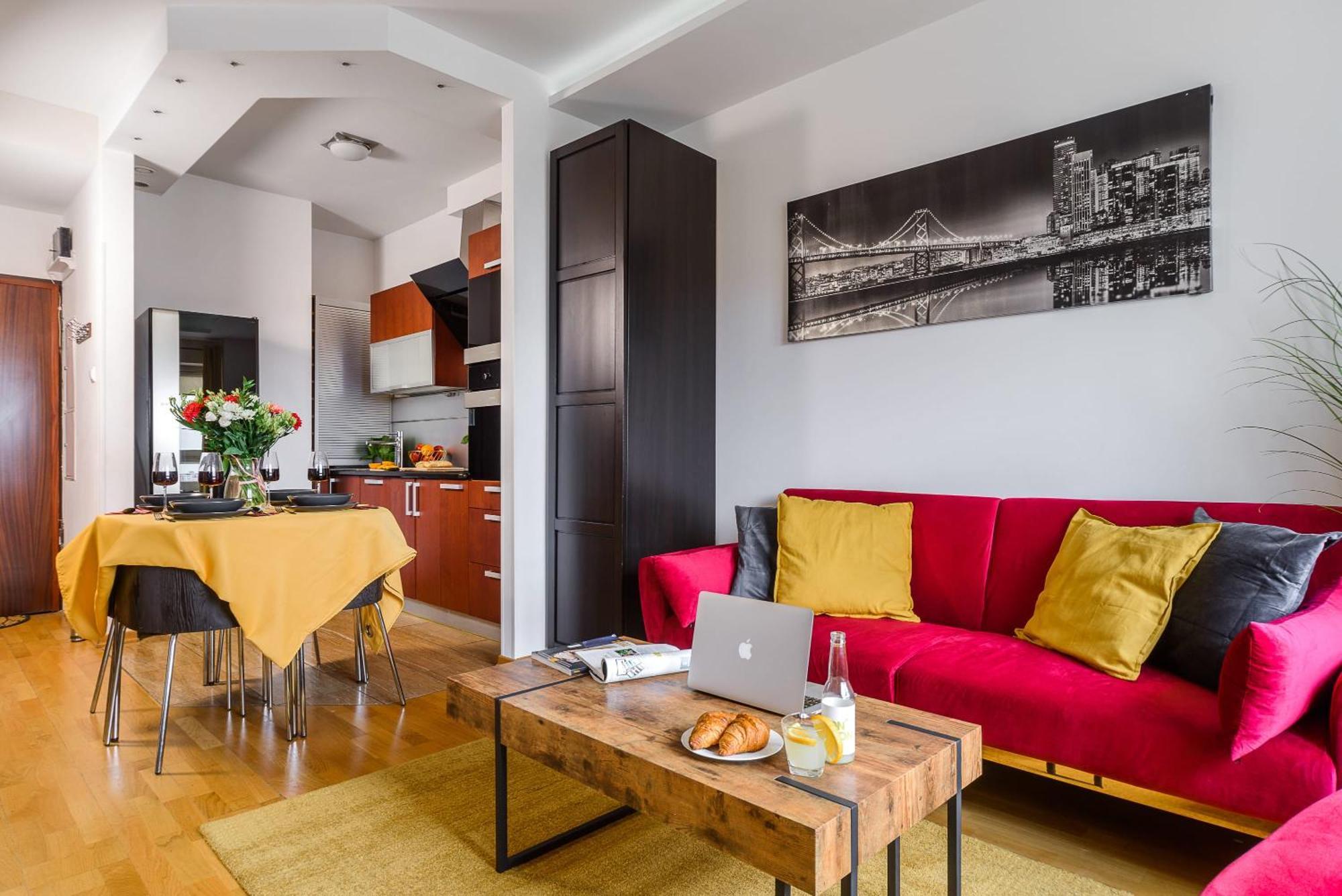 Lumina Apart With Balcony Platinum Tower Варшава Экстерьер фото